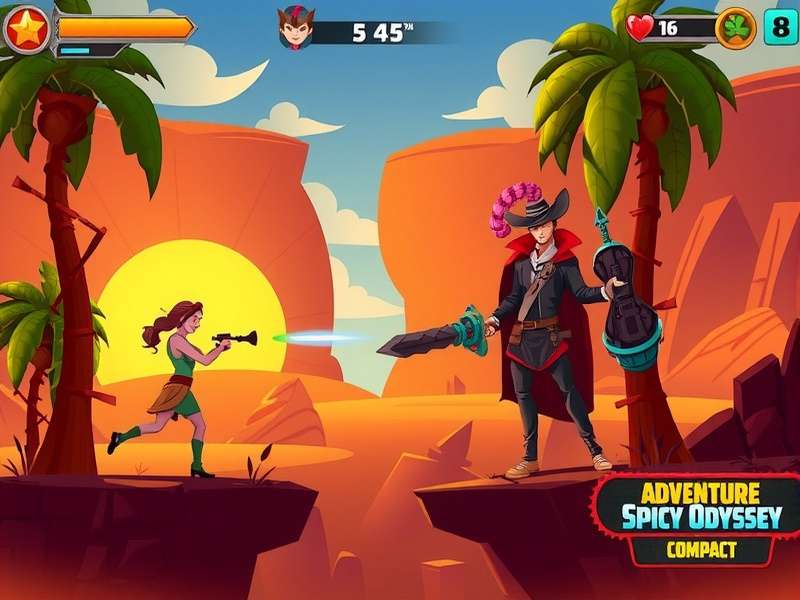 Adventure Spicy Odyssey Combat Scene